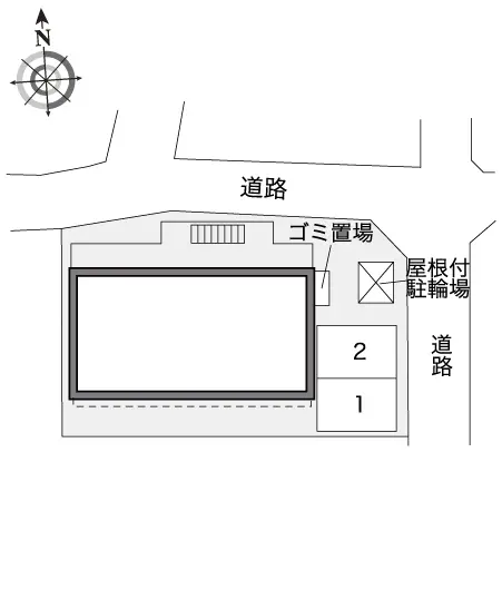 ★手数料０円★尼崎市上坂部３丁目 月極駐車場